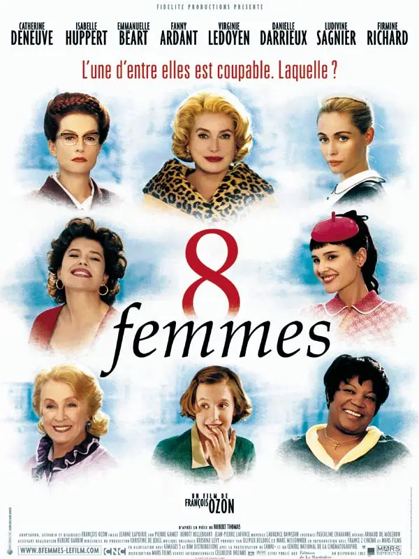 numbers in French cinema with 8 femmes